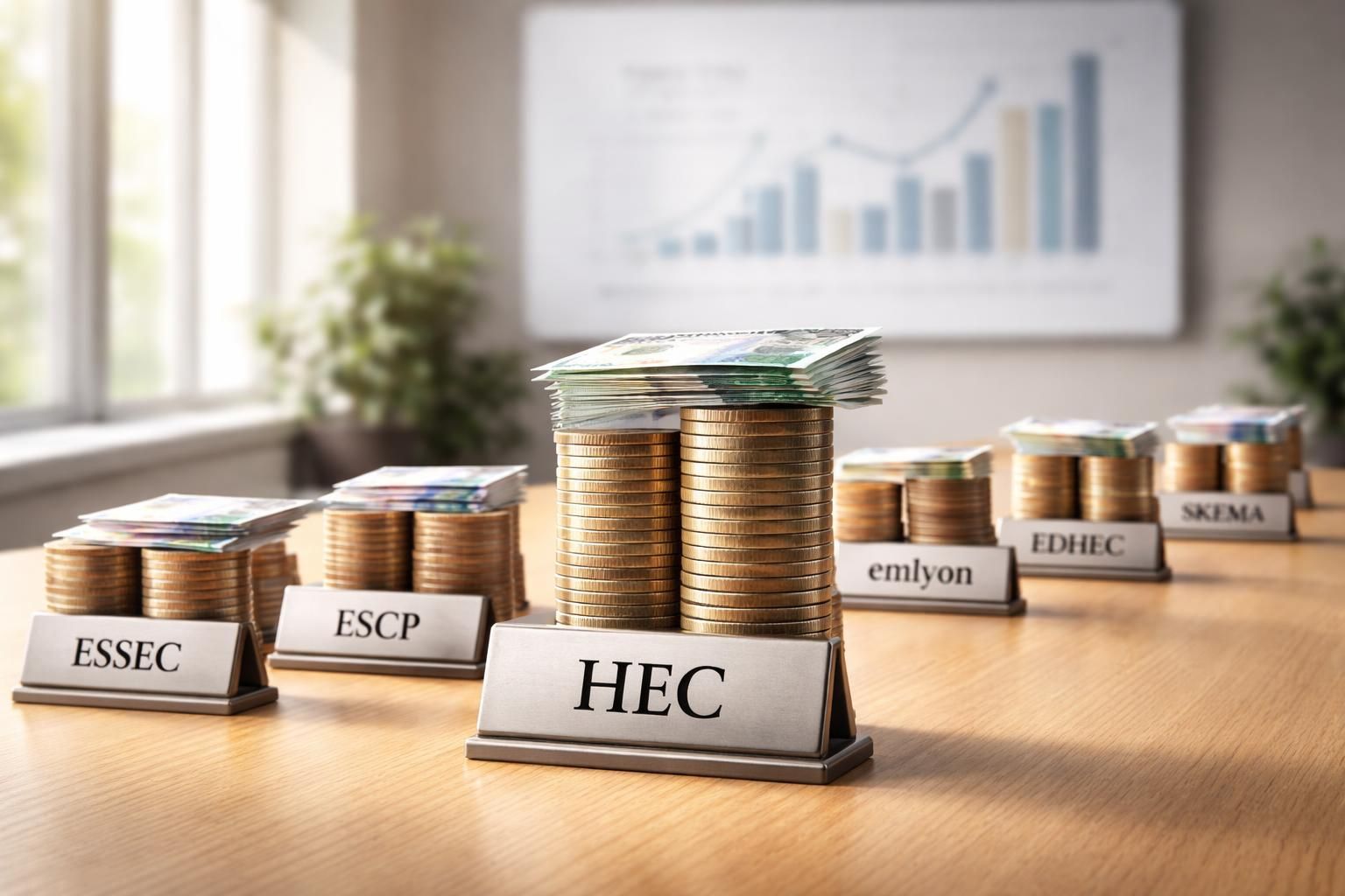 découvrez une analyse comparative des tarifs de scolarité d'hec et des autres grandes écoles de commerce en france pour mieux choisir votre formation.