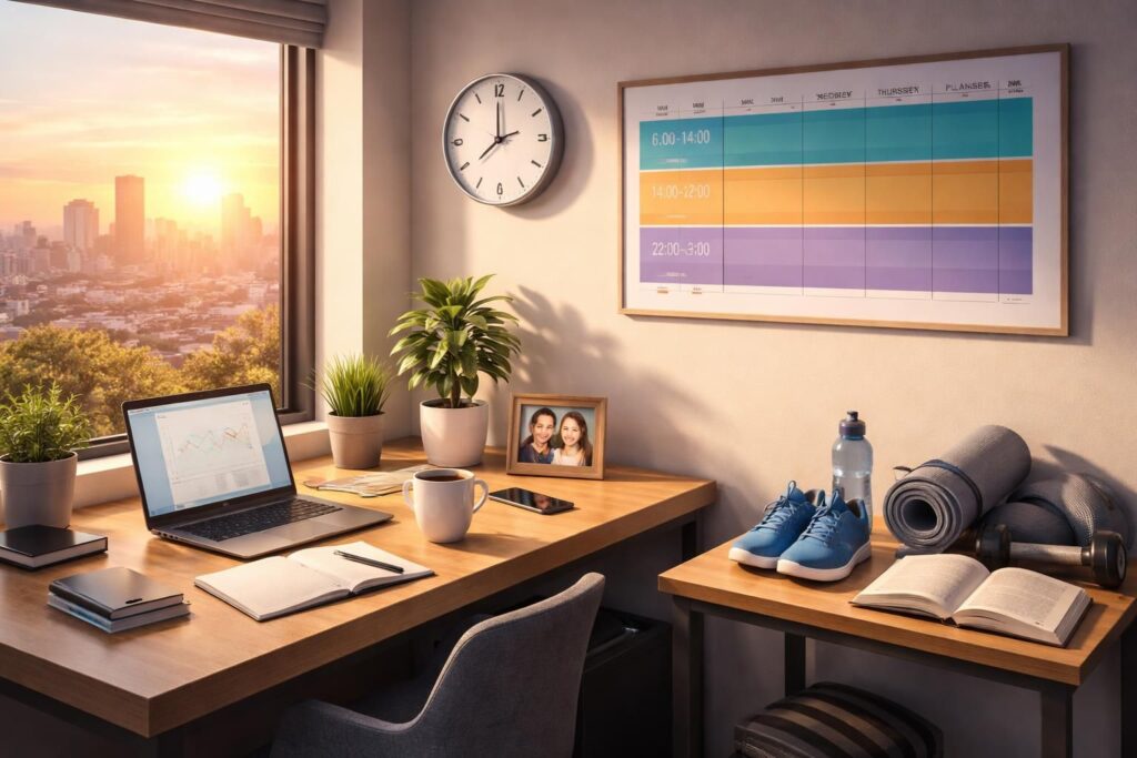découvrez un exemple d'horaire 3x8 conçu pour équilibrer efficacement votre vie professionnelle et personnelle, en optimisant votre temps et votre bien-être.