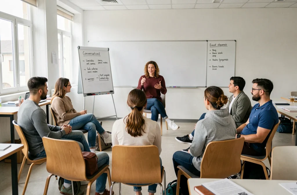 Atelier de conversation en anglais animé par un formateur English In Action à Bouguenais